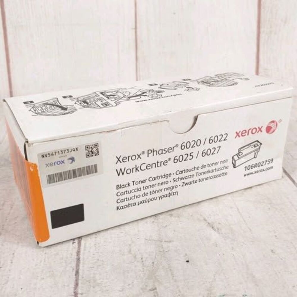 Xerox Phaser 6020/6022 WorkCentre 6025/6027 Black Toner 106R02759 - NEW OPEN BOX